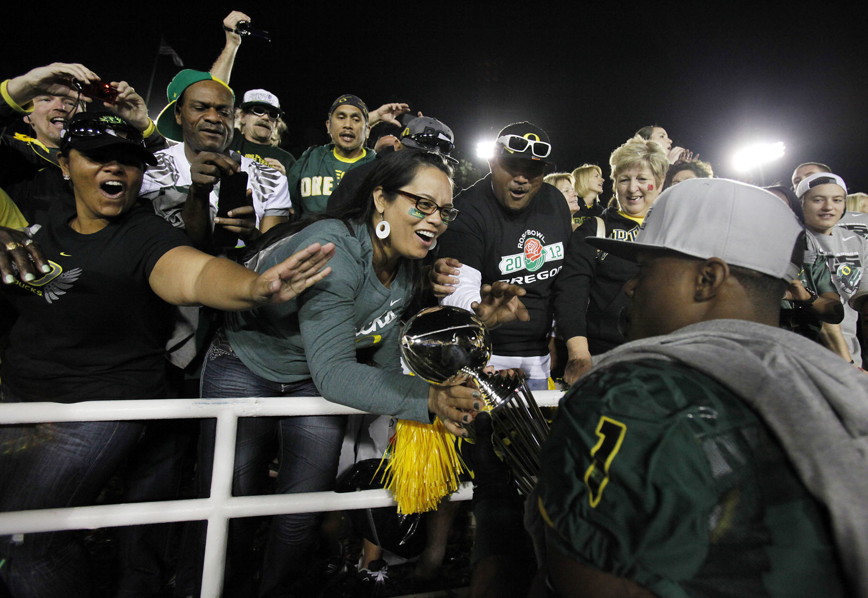 Fans get in on action